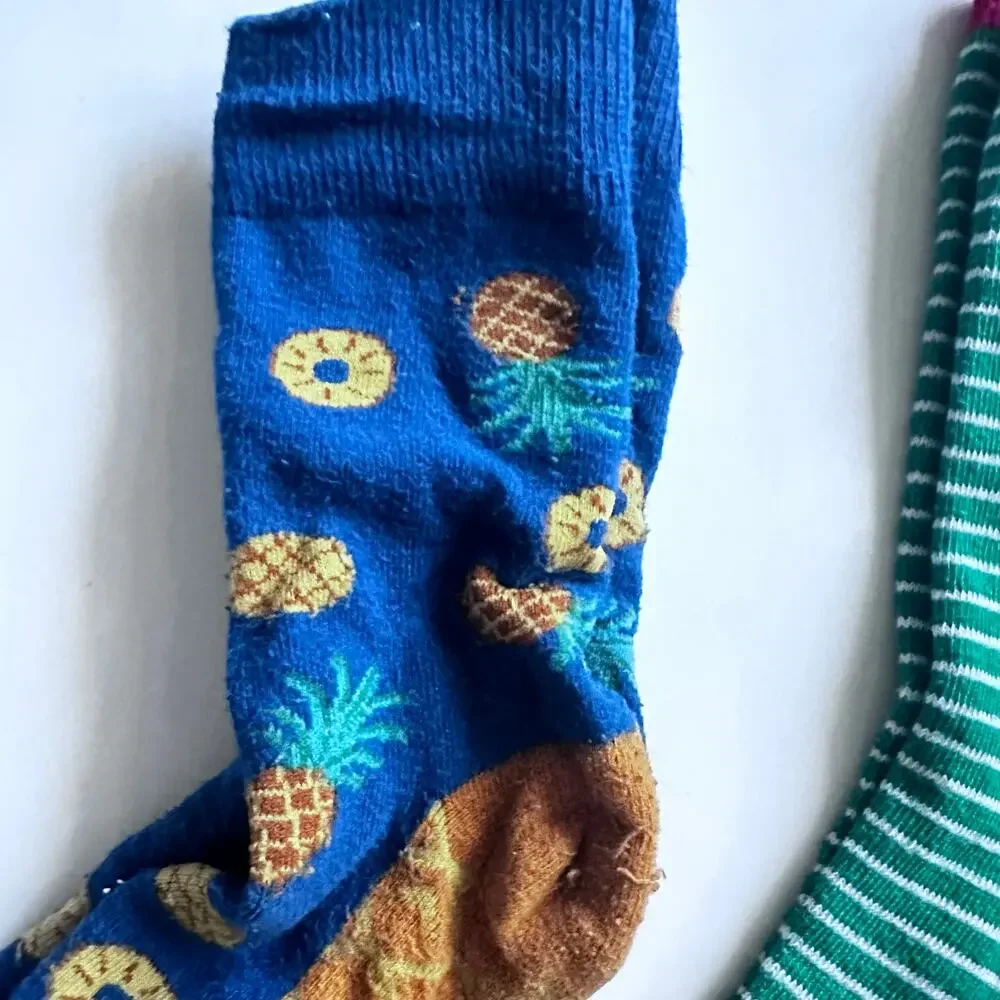 Youth Socks Bundle - Pineapple Print and Christmas Theme